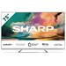 SHARP 75EQ4EA SL, 4K QLED Smart Android TV Dolby Atmos 75"/189cm