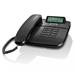 SIEMENS GIGASET DA611 - standardní telefon s displejem, CLIP, 10 kláves rychlé volby, handsfree, barva černá