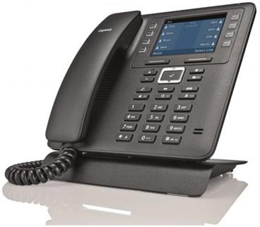 SIEMENS Gigaset MAXWELL-3 - IP telefon, 3,5" LCD, 4x SIP účty, 2x RJ45 Gb, POE, USB, EHS, černá