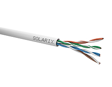Solarix Instalační kabel CAT5e UTP PVC drát 305m/box