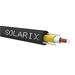 Solarix venkovní DUCT kabel Solarix 12vl 9/125 HDPE Fca HDPE černý
