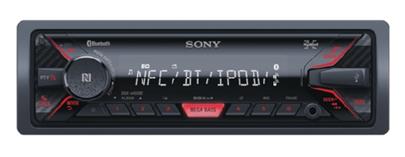 SONY DSX-A400BT - Bezmechanikové autorádio s Bluetooth Hands-free sadou , přehrává MP3/ WMA/AAC, výkon 4 x 55 W