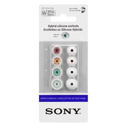 SONY EP-EX10A Hybridní silikonové koncovky sluchátek - bílá