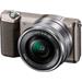 SONY ILCE-5100 Fotoaparát Alfa 5100 s bajonetem E + 16-50mm objektiv - Brown
