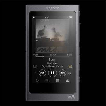 SONY NW-A45HNB Přehrávač Walkman se zvukem s vysokým rozlišením, BLUETOOTH, S-Master HX, včetně sluchátek, 16GB, Black