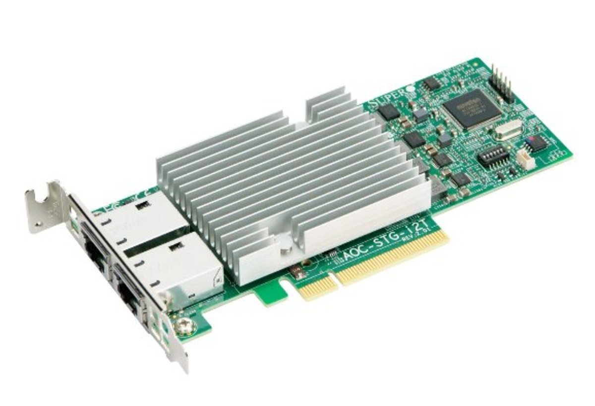 SUPERMICRO Dual port 10Gb RJ-45 PCI-E x8 (X550)