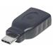 SuperSpeed USB C Cable Adapter, USB 3.1, Gen 1, Type-C Male to Type-A Female, 5 Gbps, Black