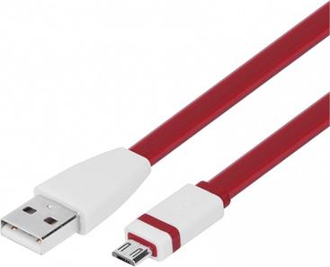TB Micro USB - USB cable 1m burgundy