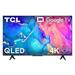 TCL 43C635 TV SMART QLED Google TV/108cm/4K 3840x2160 Ultra HD/3100 PPI/Direct LED/HDR10/DVB-T/T2/C/S/S2/VESA