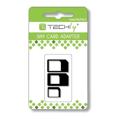 Techly adaptér pro kartu SIM, nano-SIM, Micro-SIM