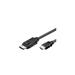 Techly Kabel k monitoru DisplayPort/HDMI, M/M, černý, 2m