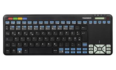THOMSON bezdrátová klávesnice ROC3506 s TV ovladačem pro TV LG/ nano USB/ CZ+SK/ černá