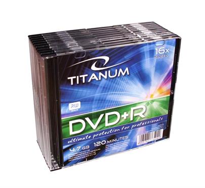 Titanum DVD+R [ slim jewel case 10 | 4.7GB | 16x ]