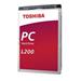 TOSHIBA HDD L200 2TB, SMR, SATA III, 5400 rpm, 128MB cache, 2,5", 9,5mm, BULK