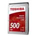 TOSHIBA HDD L200 500GB, SATA III, 5400 rpm, 8MB cache, 2,5", 9,5mm, BULK