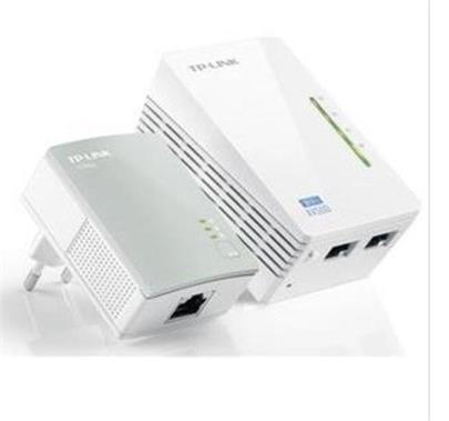 TP-LINK TL-WPA4220 STARTER-KIT 500Mbit Powerline Ethernet extender Wireless N 300Mbps, 2 kusy, (wifi, homeplug)