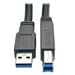 Tripplite Kabel USB-A / USB-B, USB 3.0, aktivní SuperSpeed Repeater (Samec/Samec), 7.62m