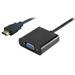 UNIBOS HDMI M to VGA F + Audio adapter UNHV-101