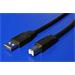 USB 2.0 kabel A-B 12m, černý, pro huby 14.02.5011-12