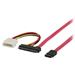 Valueline S-ATA II 3GB/S datový kabel s napájením MOLEX 1,00 m (VLCP73120R10)