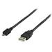 Valueline VLCP60500B10 - Kabel USB 2.0 A zástrčka - Micro B zástrčka Kulatý 1.00 m, černá