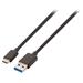 Valueline VLCP61600B10 - Kabel USB 3.0 USB-C zástrčka - A zástrčka 1.00 m, černá