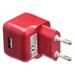 Valueline VLMP11955R - AC nabíječka, USB A zásuvka – AC síťová zástrčka, červená