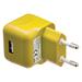 Valueline VLMP11955Y - AC nabíječka USB A zásuvka – AC síťová zástrčka, žlutá