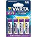 VARTA 4pack LITHIUM AA/LR06 2900mAh baterie (cena za 1x4pack -20-+50oC, photo professional)