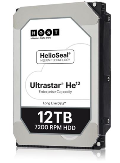 WD Ultrastar® HDD 12TB (HUH721212ALE604) DC HC520 3.5in 26.1MM 256MB 7200RPM SATA 512E SE (GOLD WD121KRYZ)