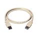 Wiretek kabel USB 2.0 A-A M/M 1m propojovací