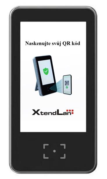 XtendLan čtečka QR Covid kódů, Green Pass, online ověření, WiFi a LAN, releový výstup