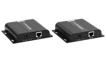 XtendLan HDMI přenos po LAN,vysílač a přijímač, UDP/Multicast, 4k/2k/1080p, s IR přenosem ovládání, pár