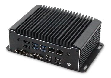 XtendLan MiniPC, Intel i3 7100U 2x 2,4GHz, SO-DIMM, HDMI+DP, 2x LAN, 8x USB2.0 / 3.0, 6x RS-232/485, TDP 15W, fanless