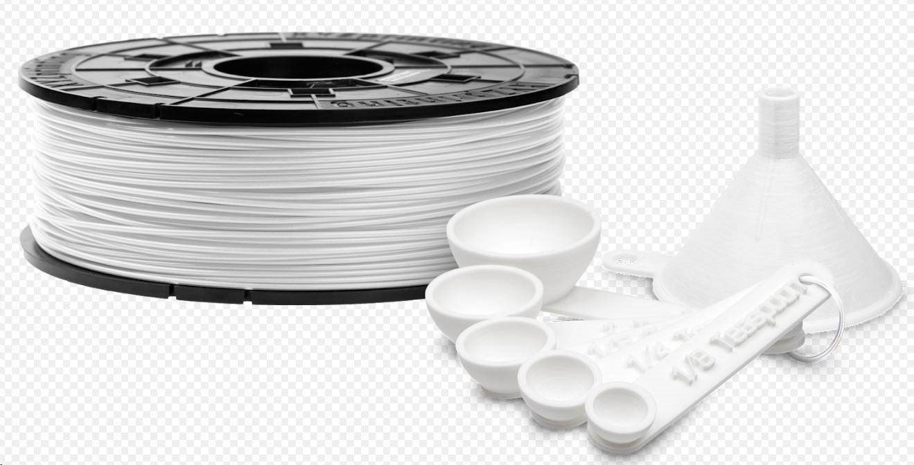 XYZ da Vinci Antibakteriální filament PLA 600G - Bílá