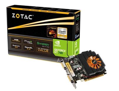 ZOTAC GeForce GT 730 Synergy Edition, 4GB DDR3 (128 Bit), 2xDVI, miniHDMI