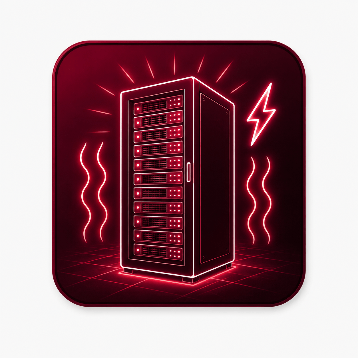 Běžný rack má 11 kW, ten vedle může mít 230